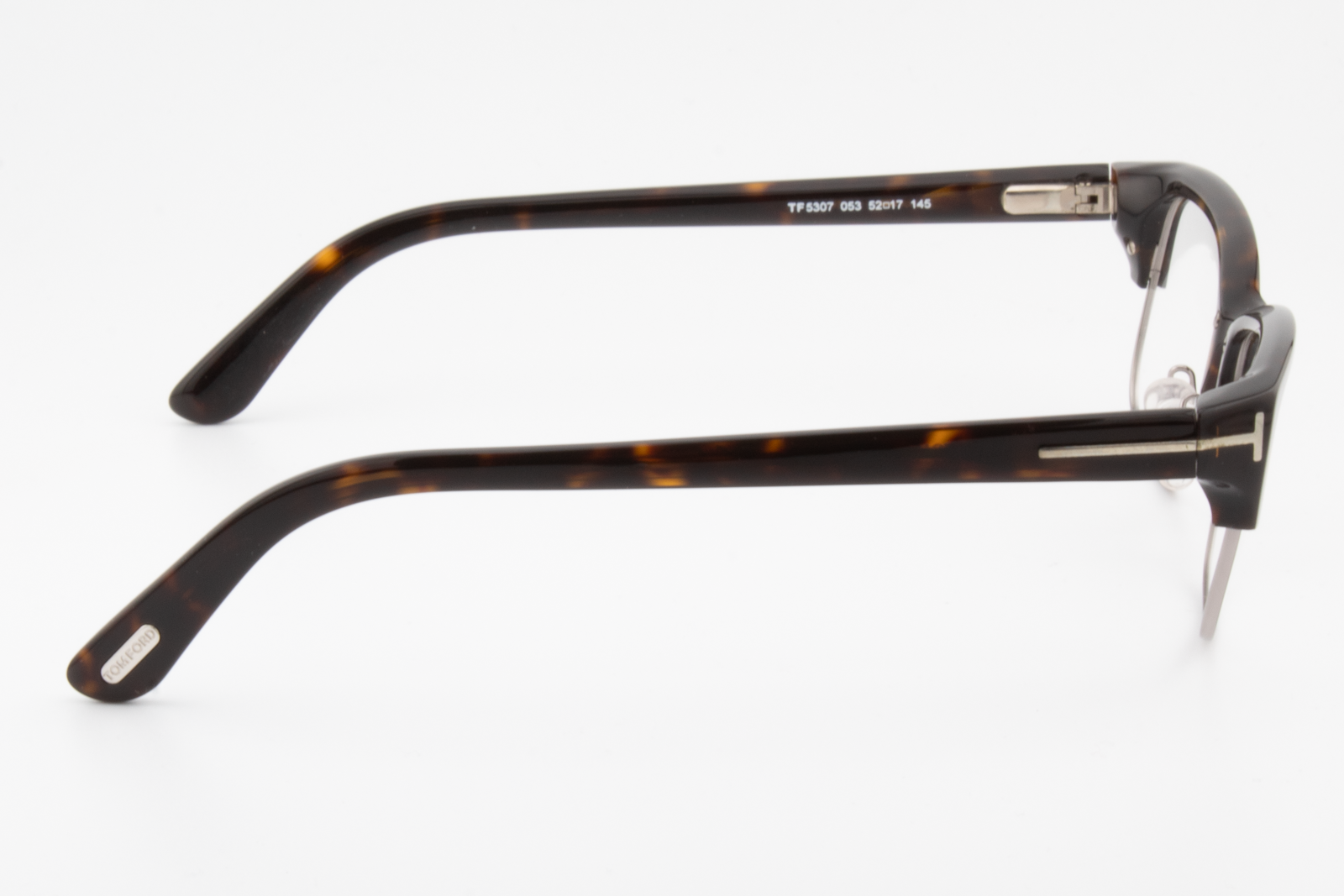 Tom Ford TF5307  Unisex Rectangular Glasses Frame Blonde Havana 52mm