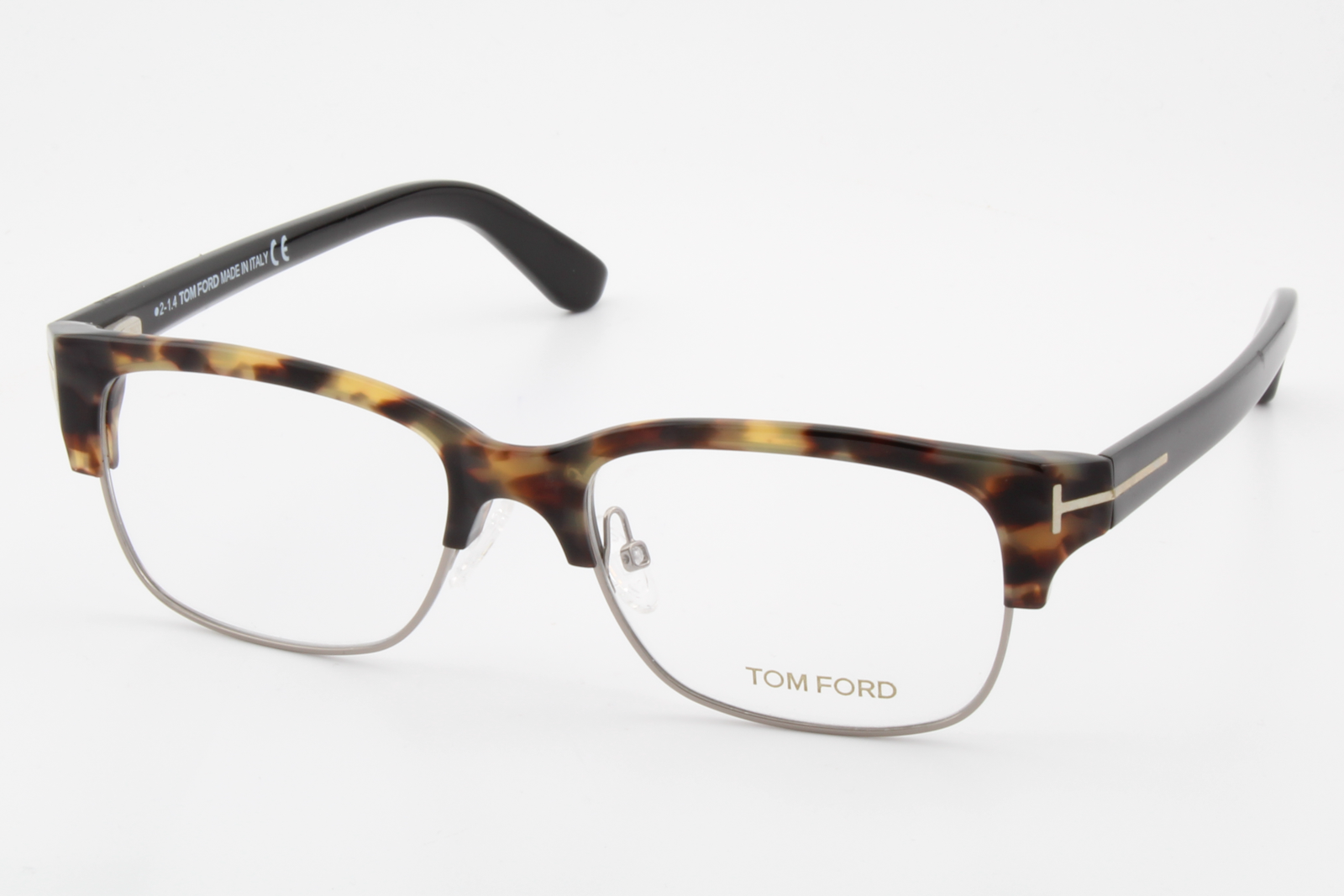 Tom Ford TF5307  Unisex Rectangular Glasses Frame Havana 52mm