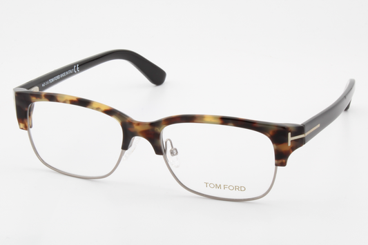 Tom Ford TF5307  Unisex Rectangular Glasses Frame Havana 52mm