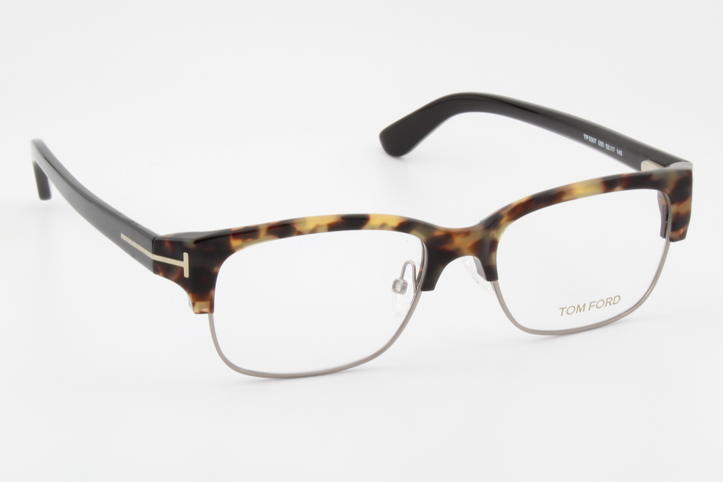 Tom Ford TF5307  Unisex Rectangular Glasses Frame Havana 52mm