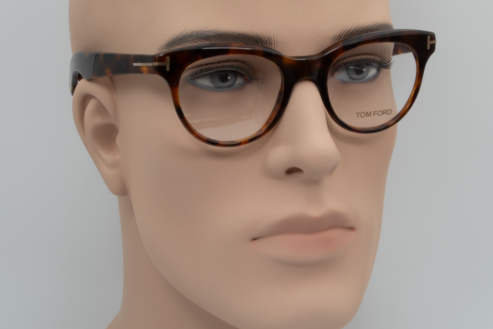 Tom Ford TF5378  Unisex Square Glasses Frame Dark Havana 49mm