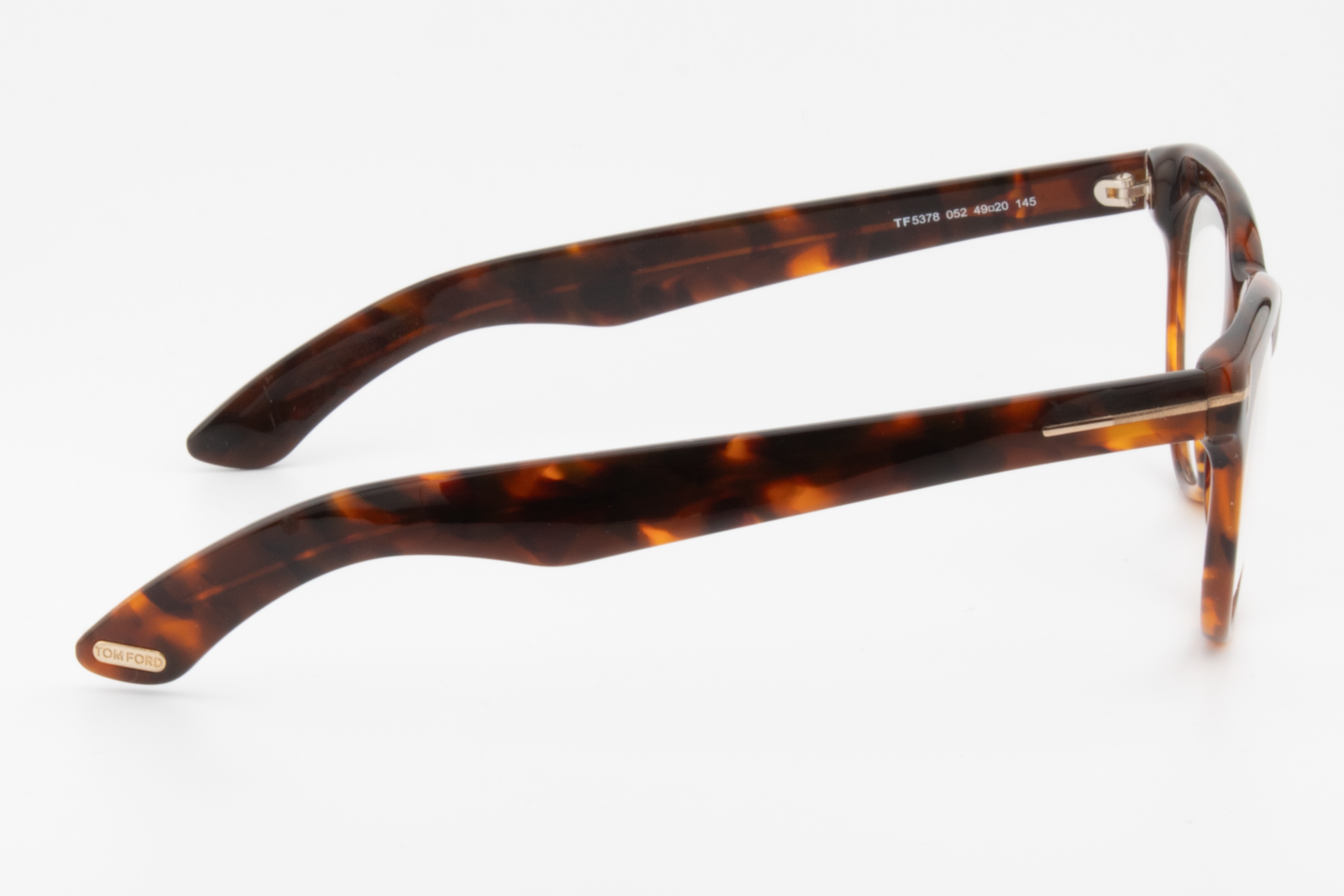 Tom Ford TF5378  Unisex Square Glasses Frame Dark Havana 49mm