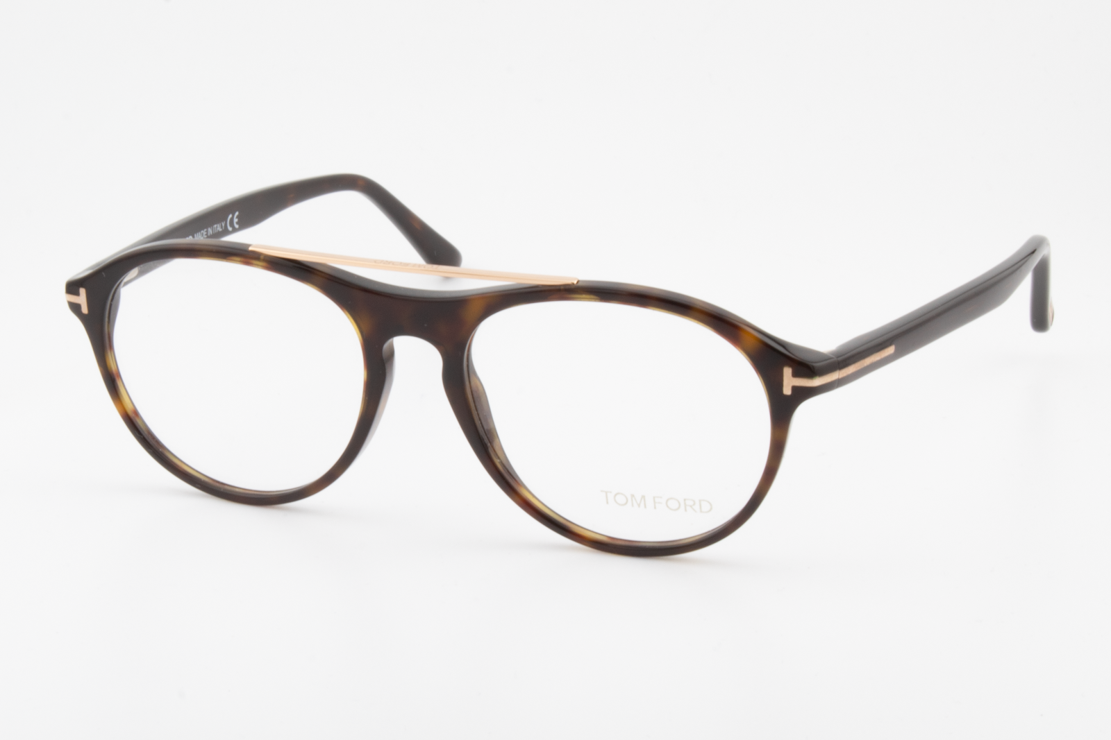 Tom Ford TF5411  Unisex Square Glasses Frame Havana 53mm