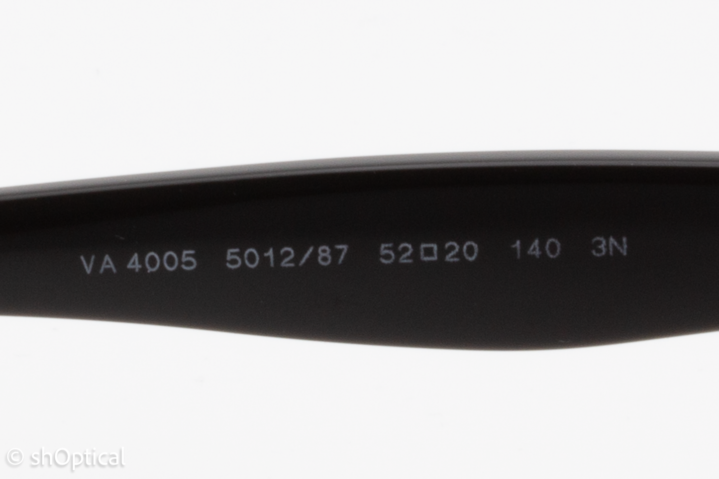 Valentino VA4005 5012/87 Womens Full Rim Sunglasses Black 52mm