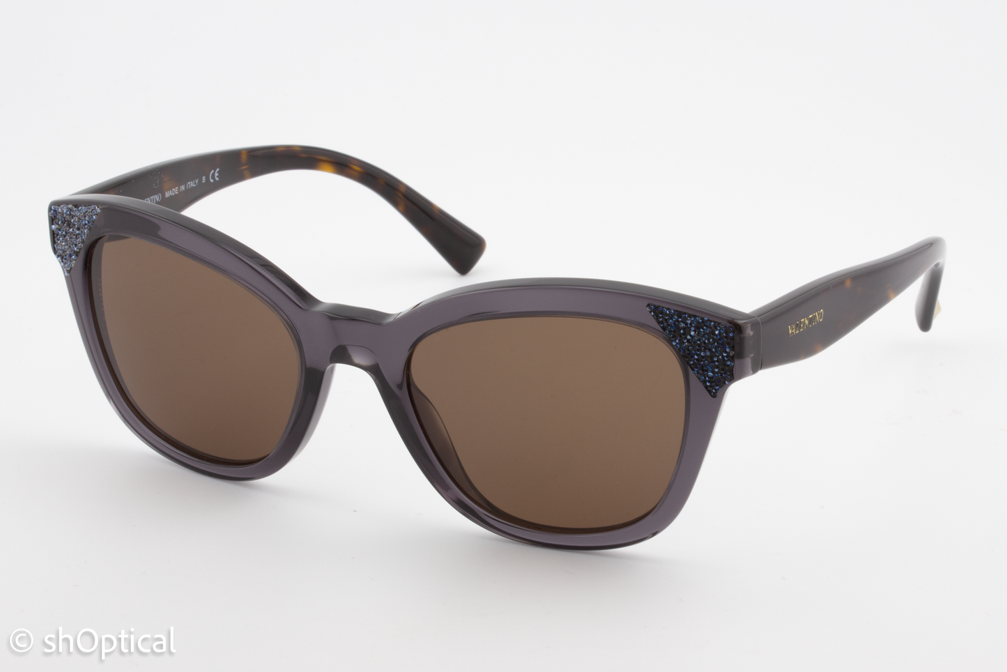 Valentino VA4005 5021/73 Womens Full Rim Sunglasses Dark Grey 52mm