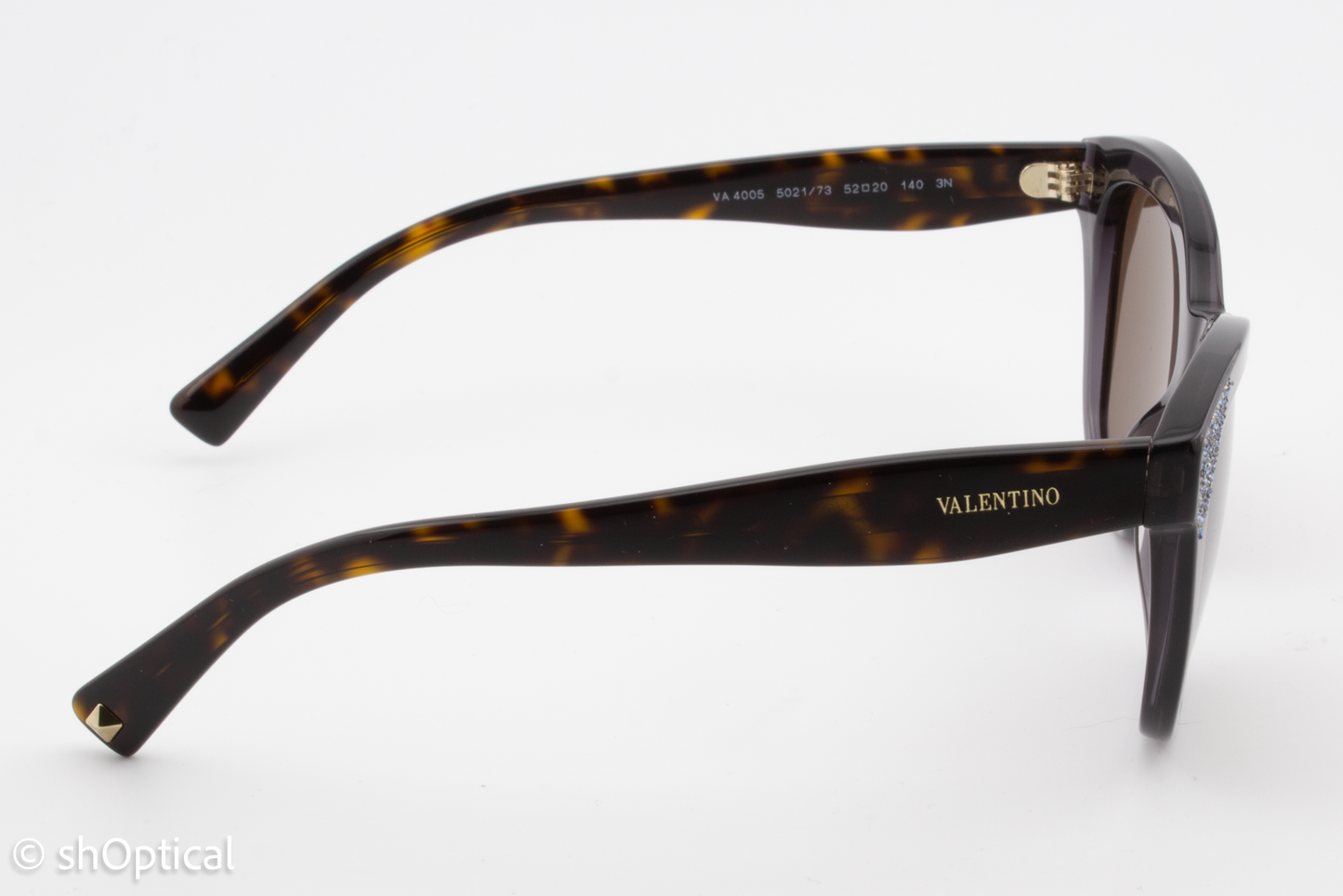 Valentino VA4005 5021/73 Womens Full Rim Sunglasses Dark Grey 52mm