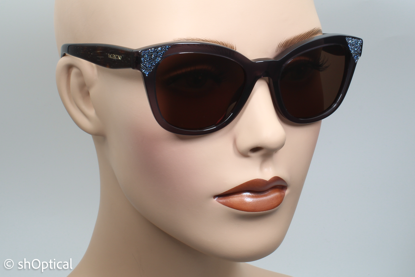 Valentino VA4005 5021/73 Womens Full Rim Sunglasses Dark Grey 52mm