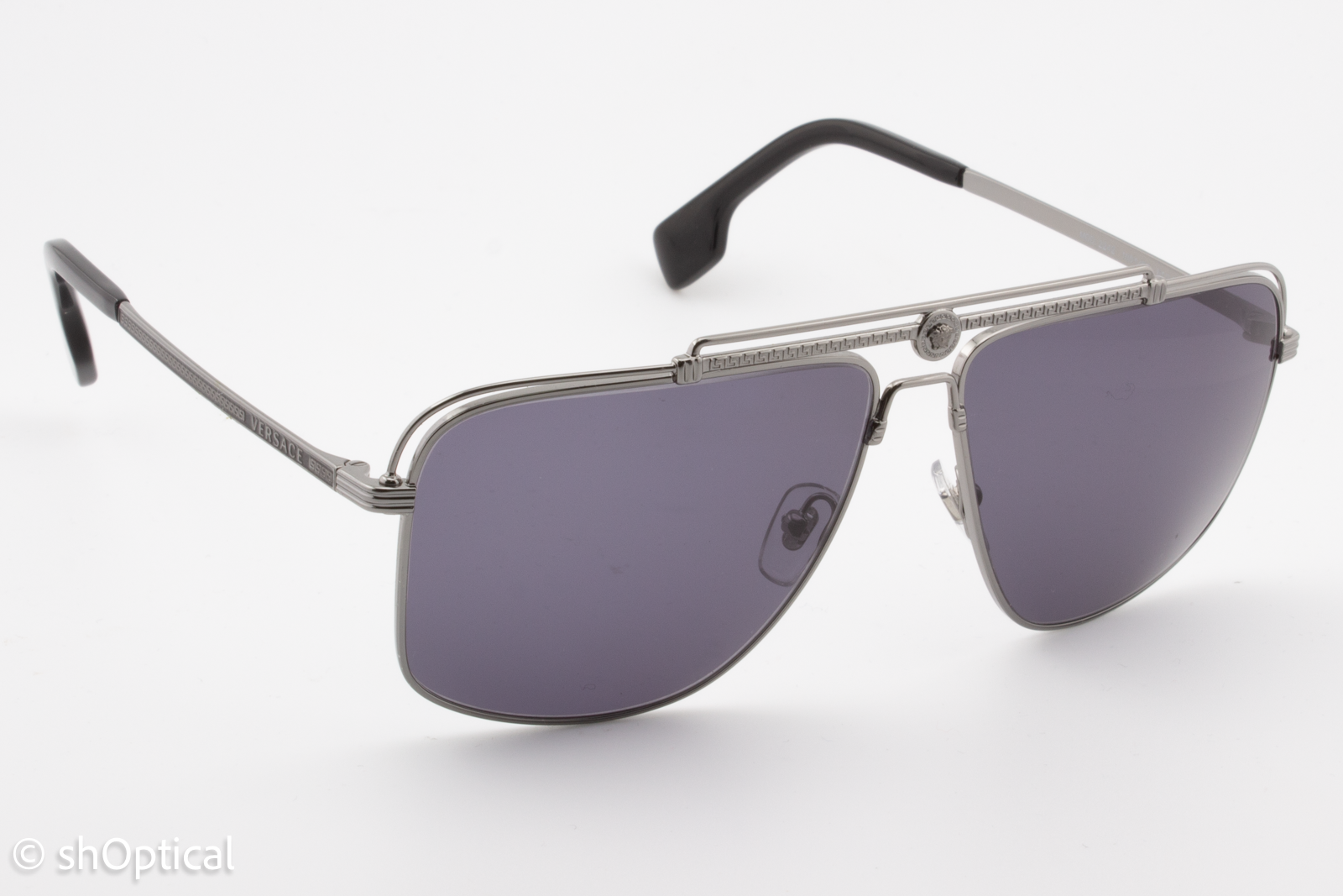 Versace MOD.2242 1001/6G Mens Full Rim Sunglasses Gunmetal Grey 61mm