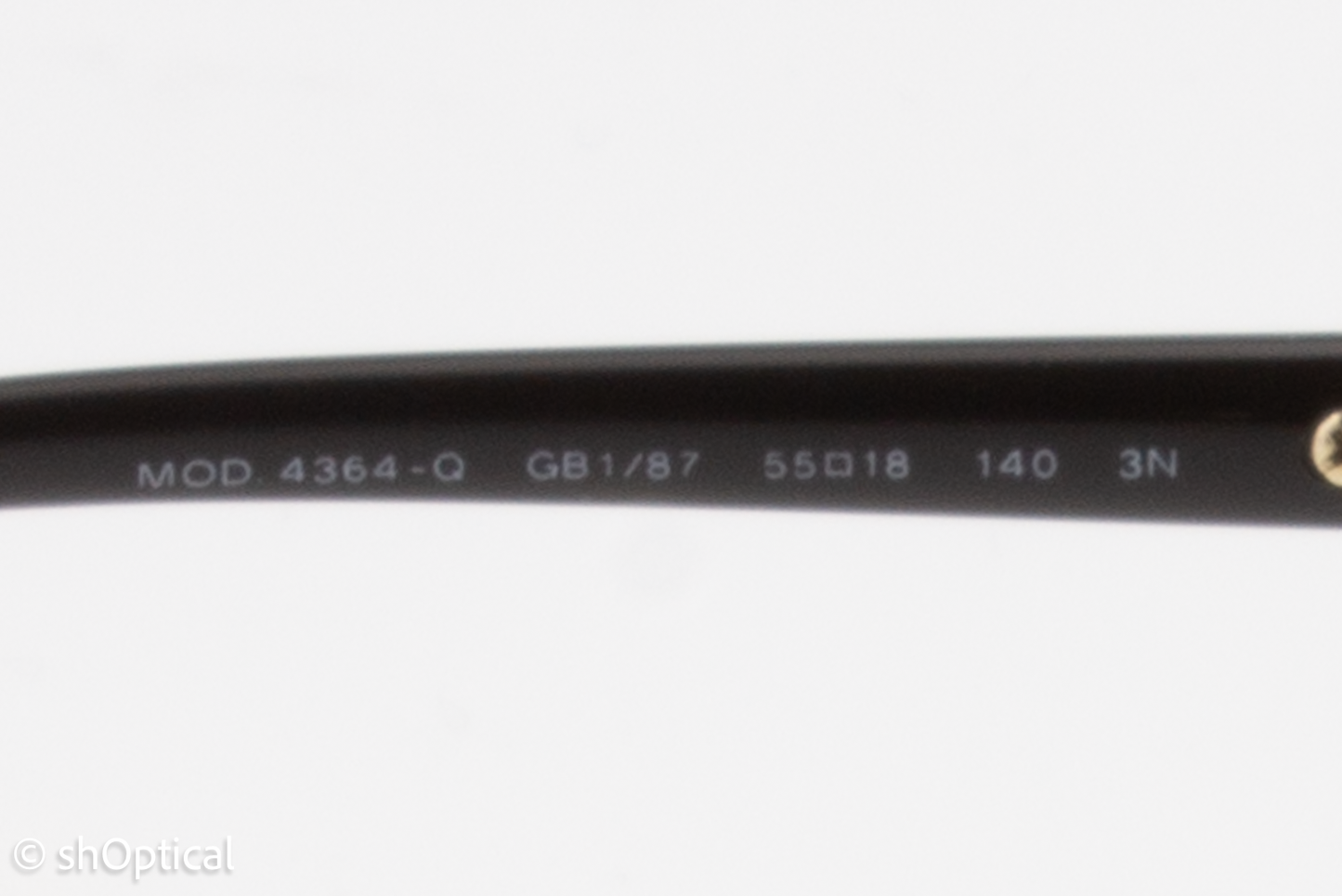 Versace MOD.4364-Q GB1/87 Womens Full Rim Sunglasses Black 55mm