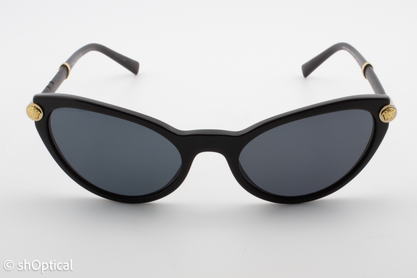 Versace MOD.4365-Q GB1/87 Womens Full Rim Sunglasses Black 54mm