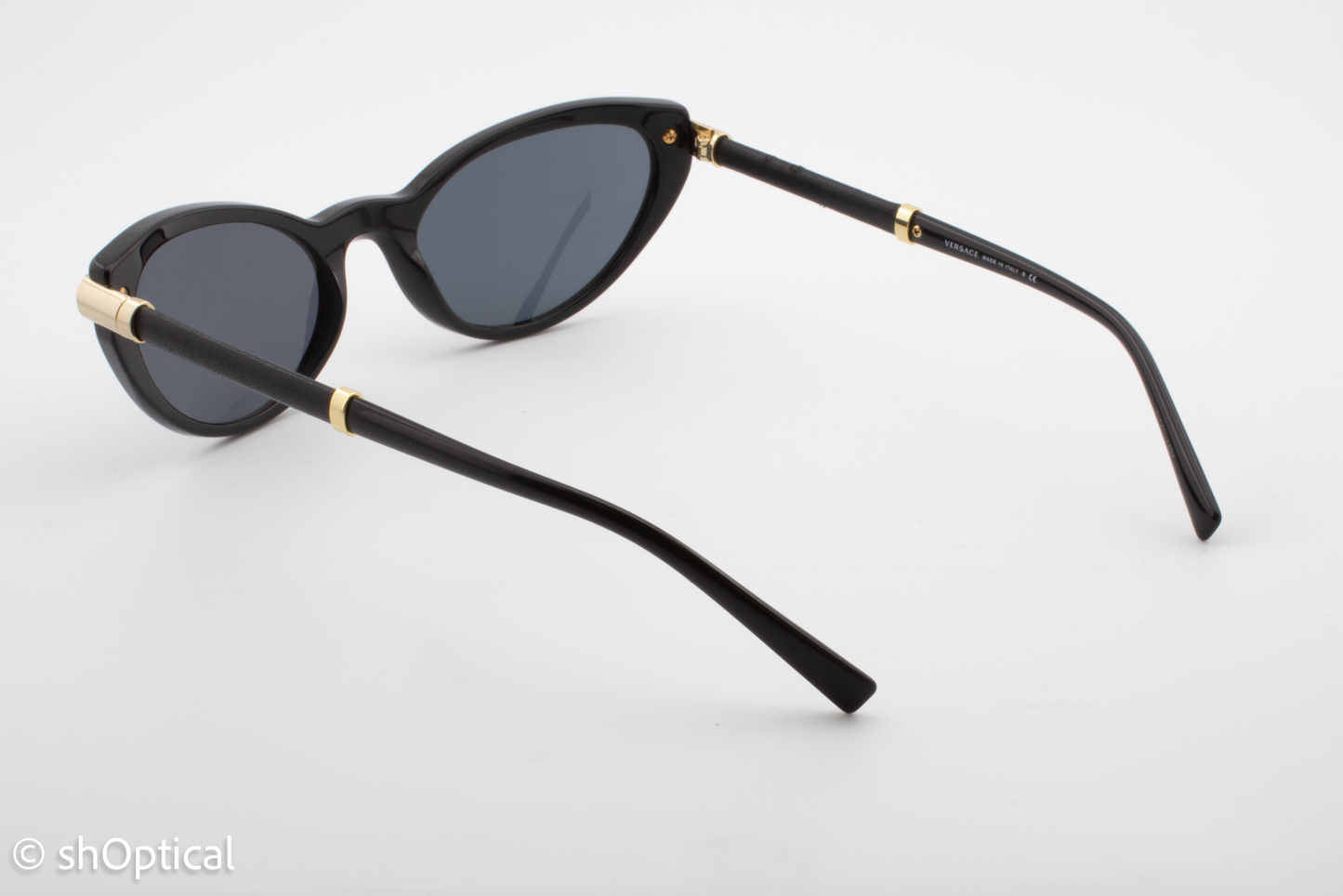 Versace MOD.4365-Q GB1/87 Womens Full Rim Sunglasses Black 54mm