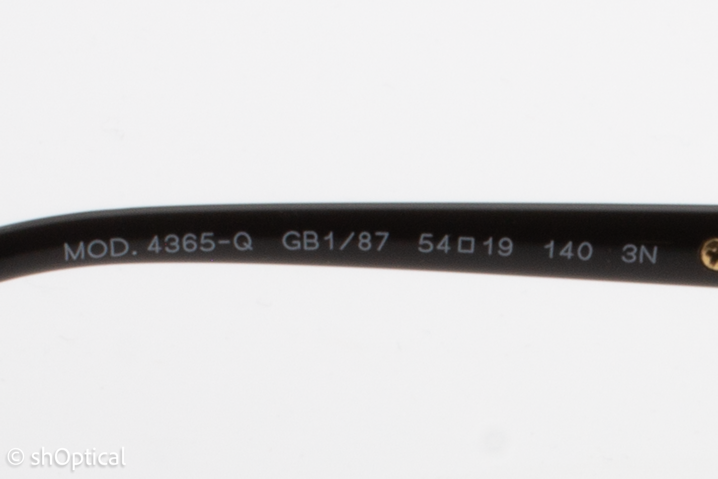 Versace MOD.4365-Q GB1/87 Womens Full Rim Sunglasses Black 54mm