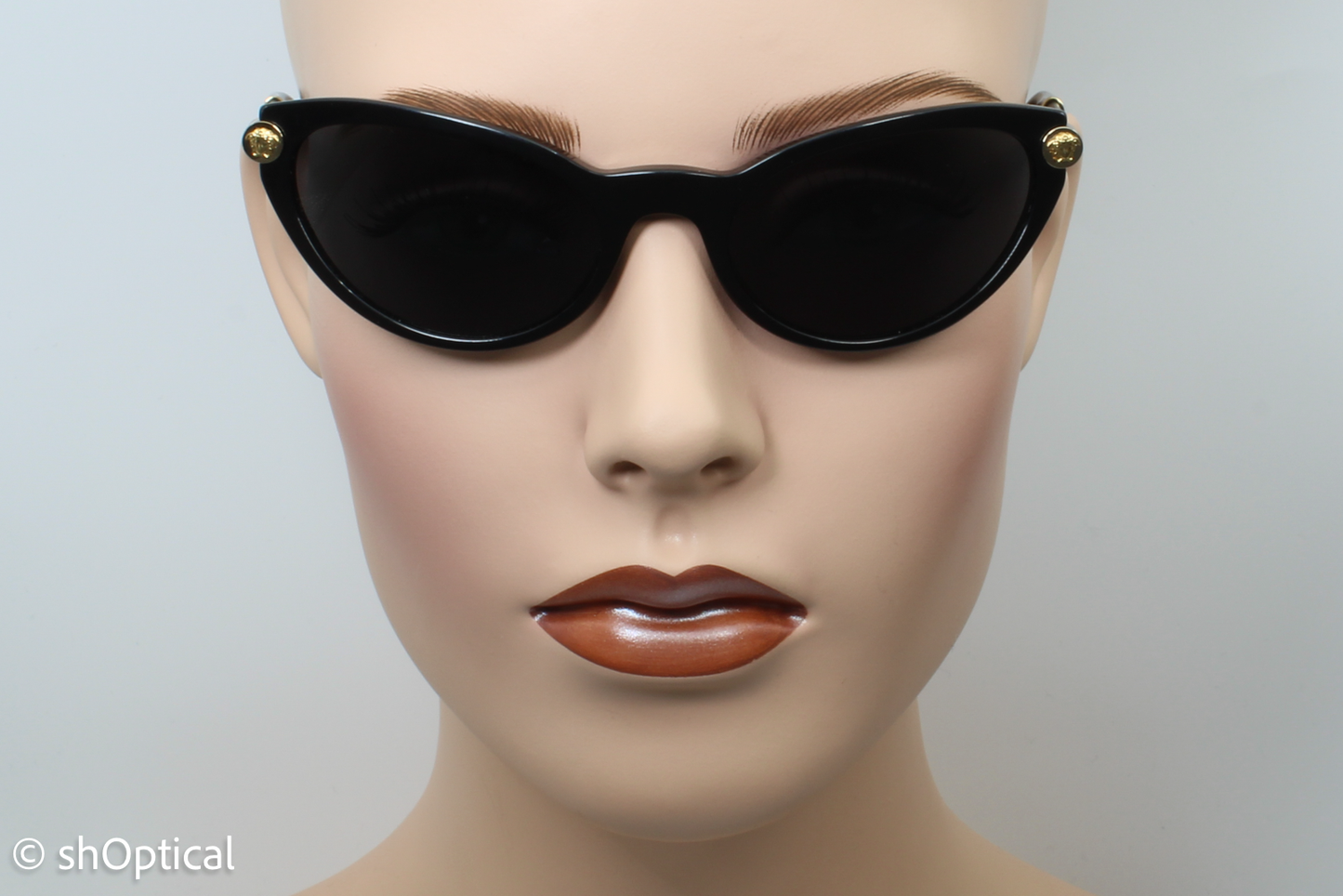 Versace MOD.4365-Q GB1/87 Womens Full Rim Sunglasses Black 54mm