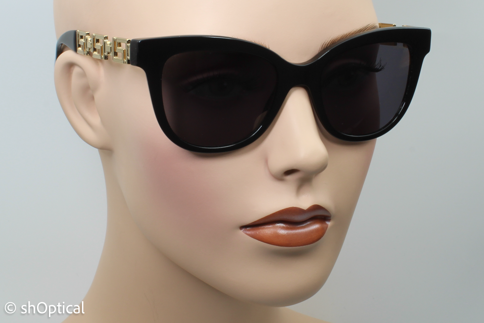 Versace MOD.4394 GB1/81 Womens Full Rim Sunglasses Black 54mm